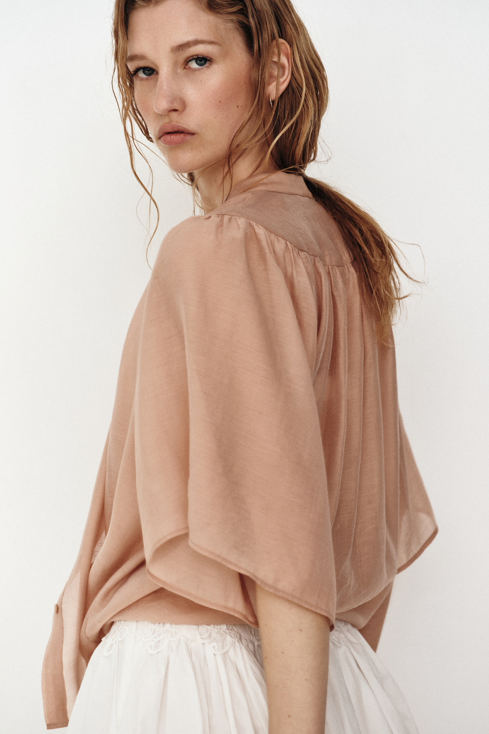 Блузка с рукавами «бабочка» - H&M