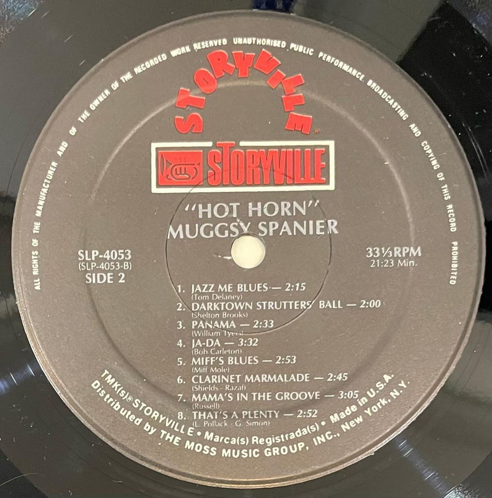 Muggsy Spanier- Hot Horn (США 1979г.)