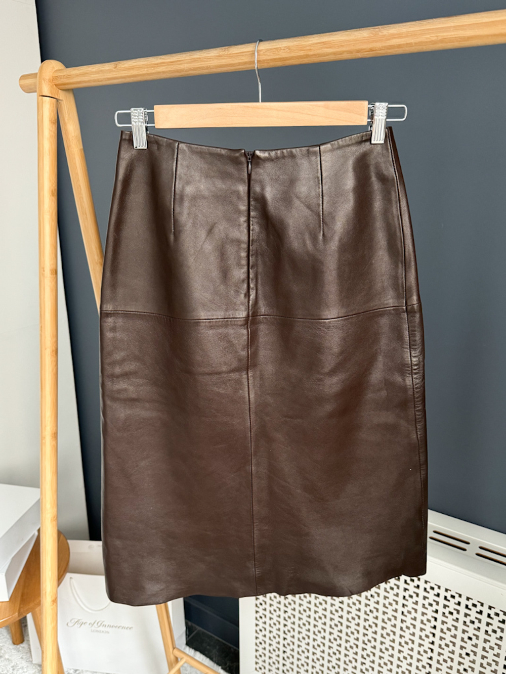 Кожаная юбка Sandro, Xs