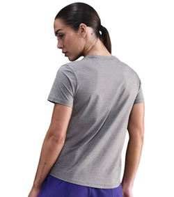 Женская теннисная футболка Nike One Classic Dri-Fit - smoke grey/htr/white