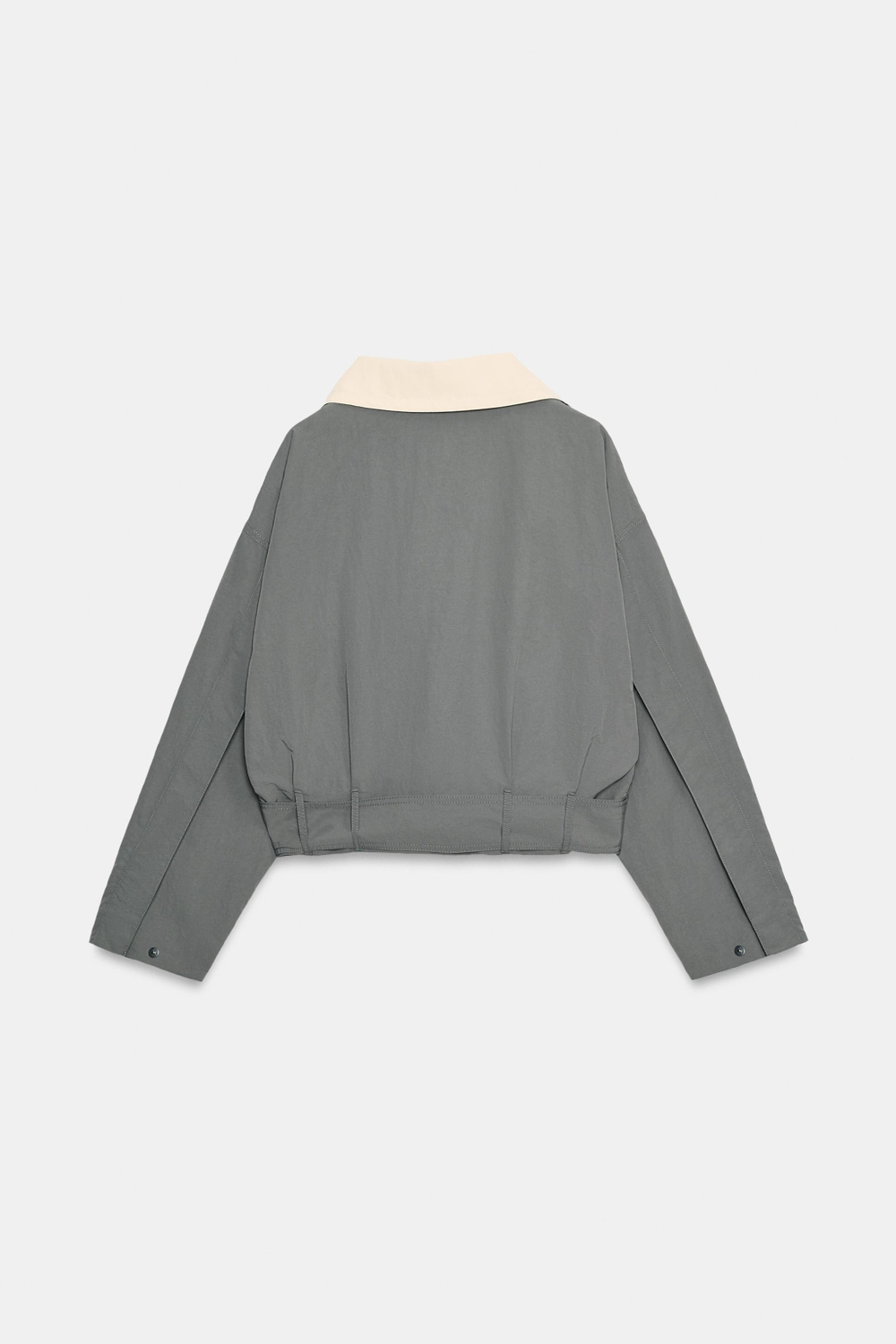 УКОРОЧЕННАЯ КУРТКА С ПОЯСОМ — ZW COLLECTION — ZARA