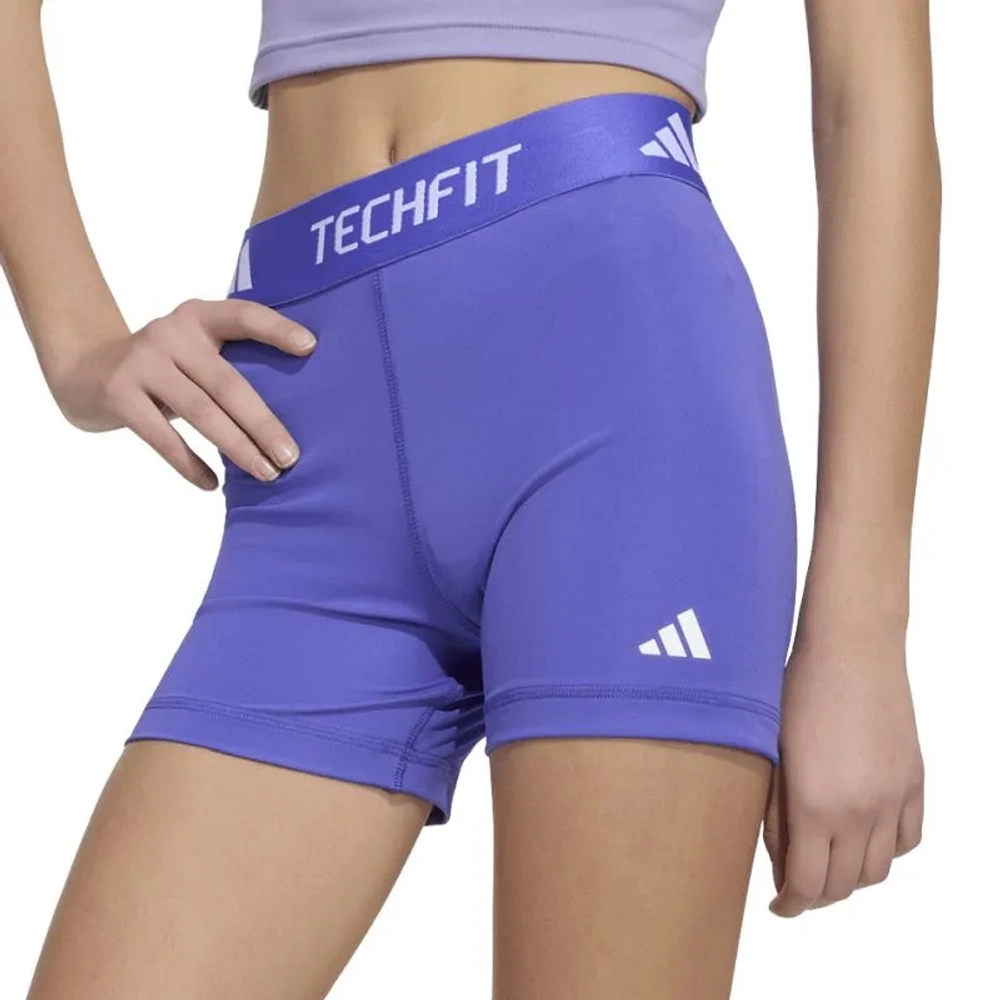 Шорты для девочки теннисные Adidas Techfit Short - pure purple/white