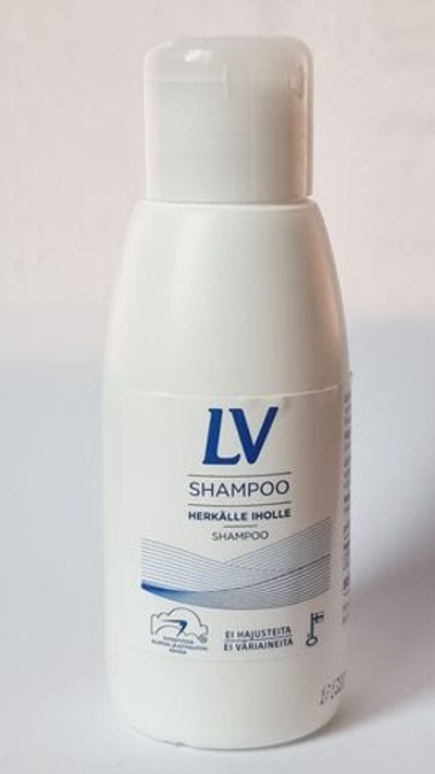Шампунь LV для чувствительной кожи головы мини формат 60 мл (Из Финляндии)