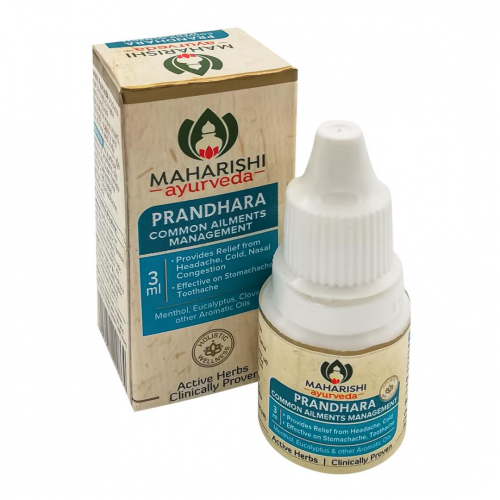 Прандхра (Prandhara) аюрведическое масло Maharishi Ayurveda | Махариши Аюрведа 3мл