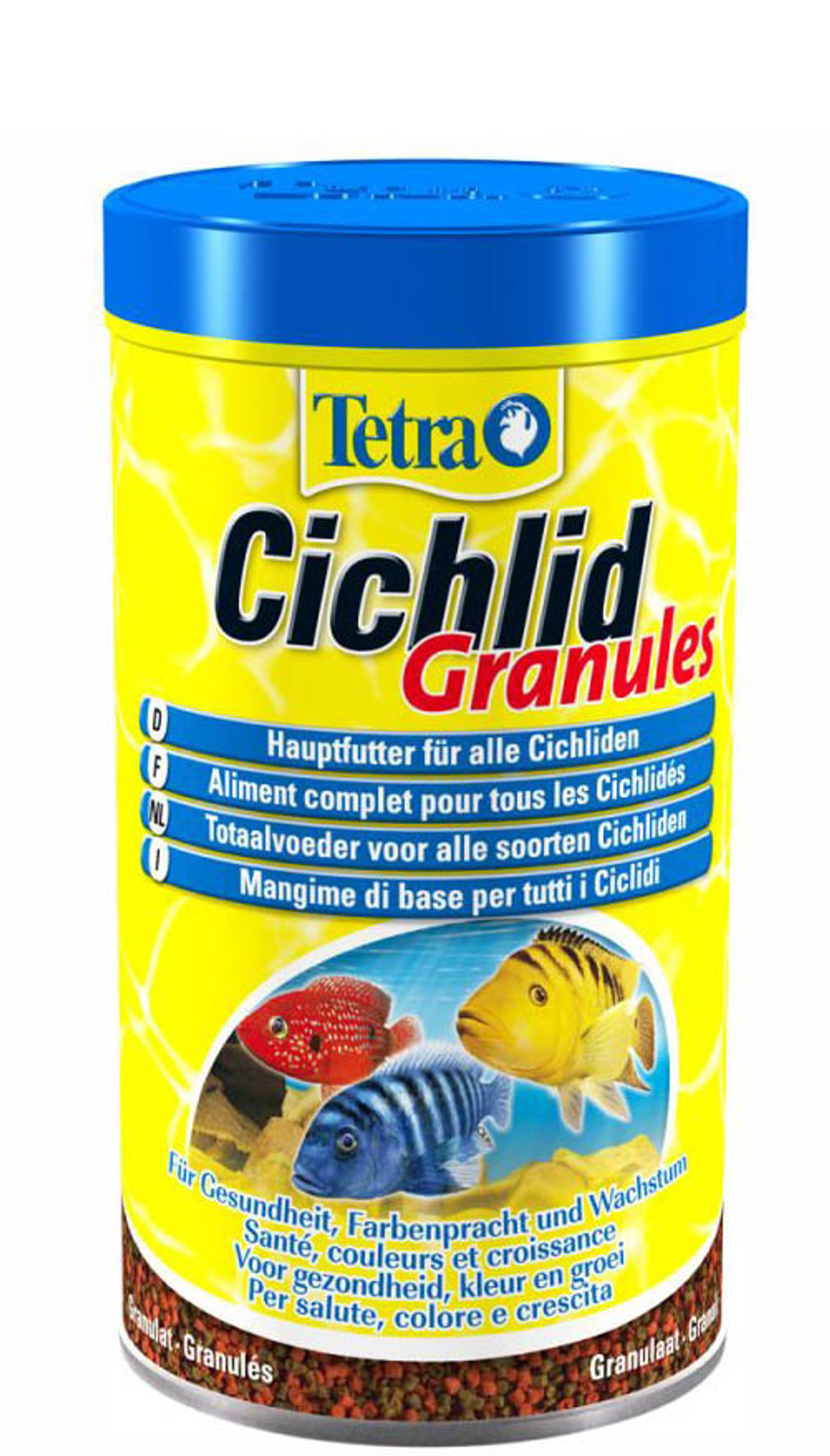 Корм для рыб TetraCichlid XL, корм для всех видов цихлид , крупные хлопья 500 мл