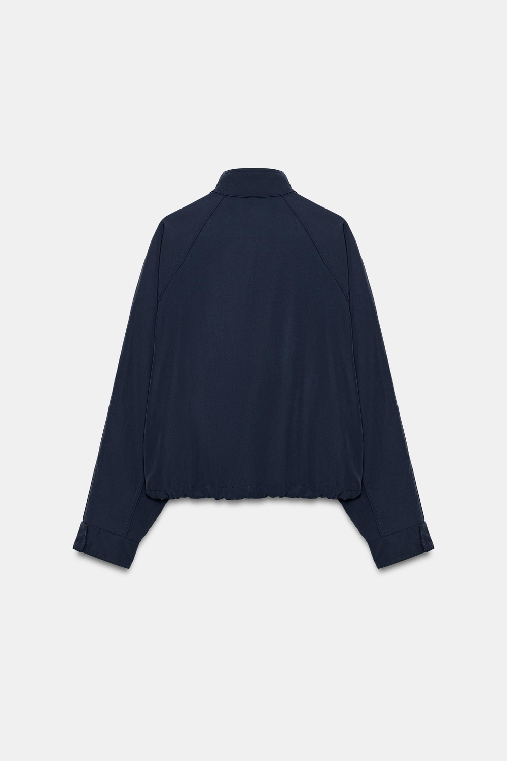ZARA КОМБИНИРОВАННАЯ КУРТКА ИЗ ТЕХНИЧЕСКОЙ ТКАНИ, БЕЖЕВЫЙ/ТЕМНО-СИНИЙ