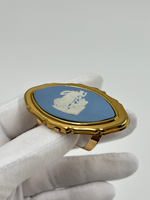 Футляр для помады голубой Wedgwood by Stratton