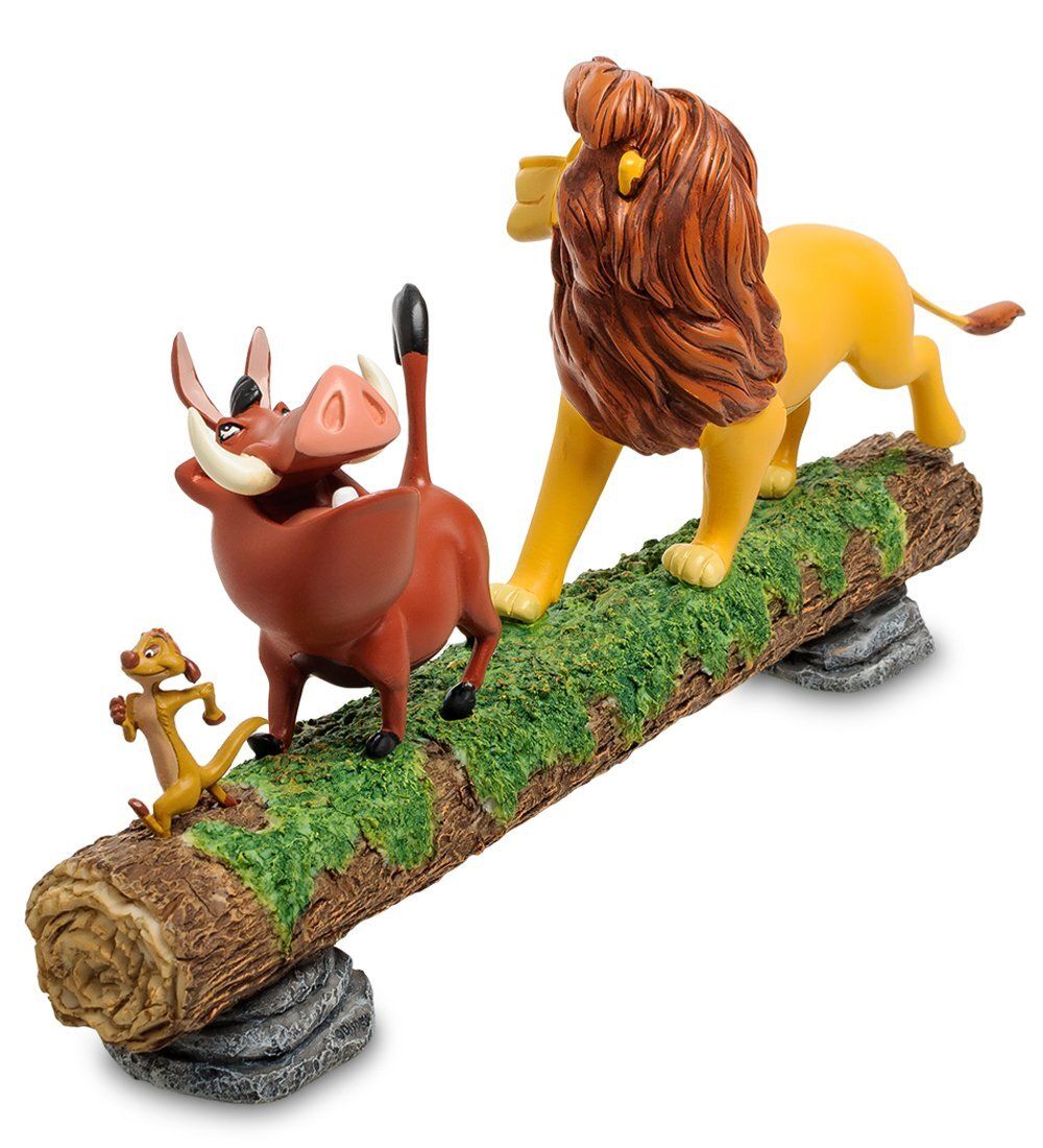 Disney-A27708 Фигурка «Симба, Тимон и Пумба (Беззаботная жизнь)»