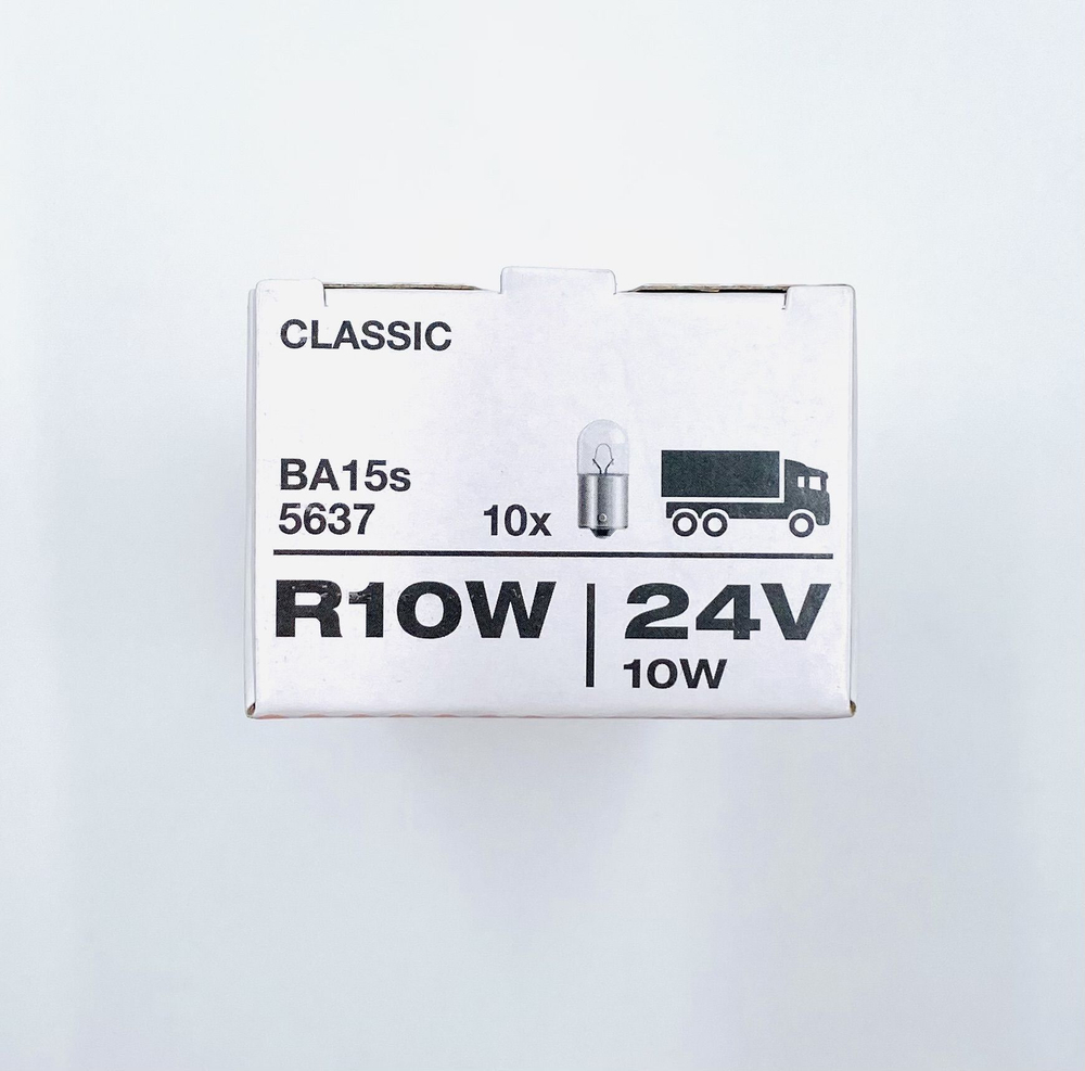 Лампа галогенная 10W 24V 5637 OSRAM