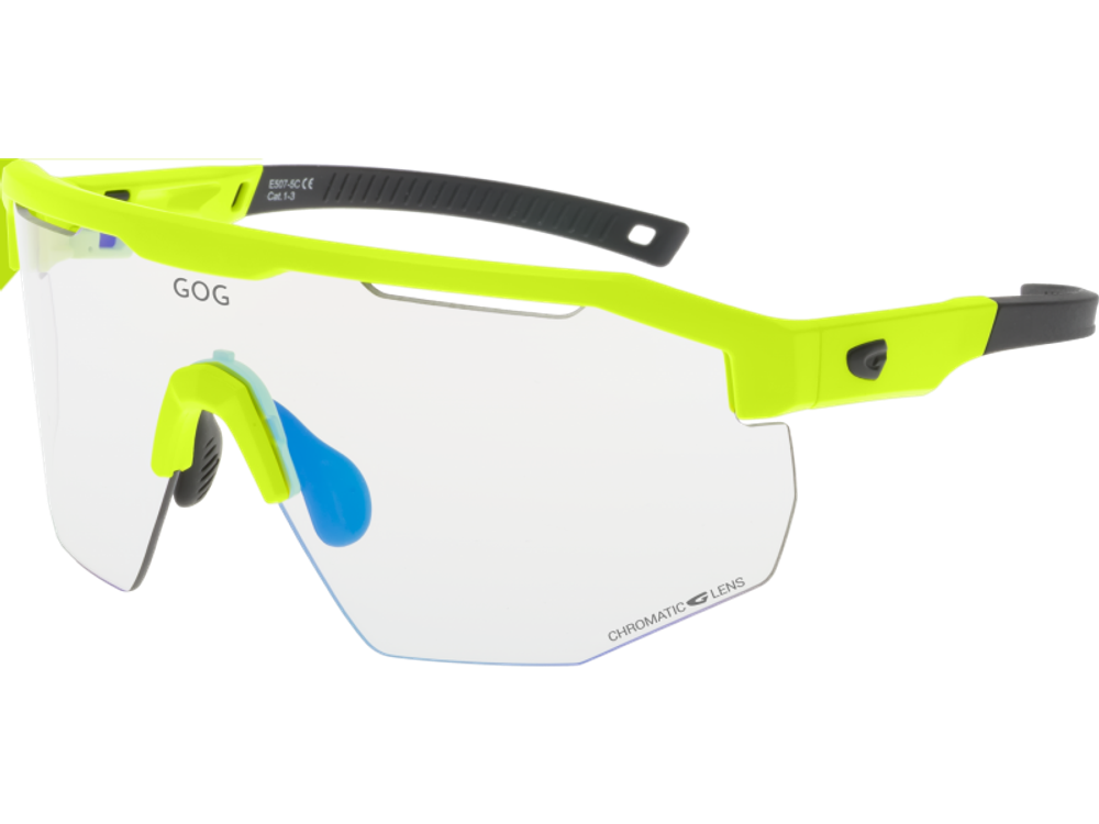 Спортивные очки GOG Argo С / Matt Neon Green-Black / Photochromic Green Lens