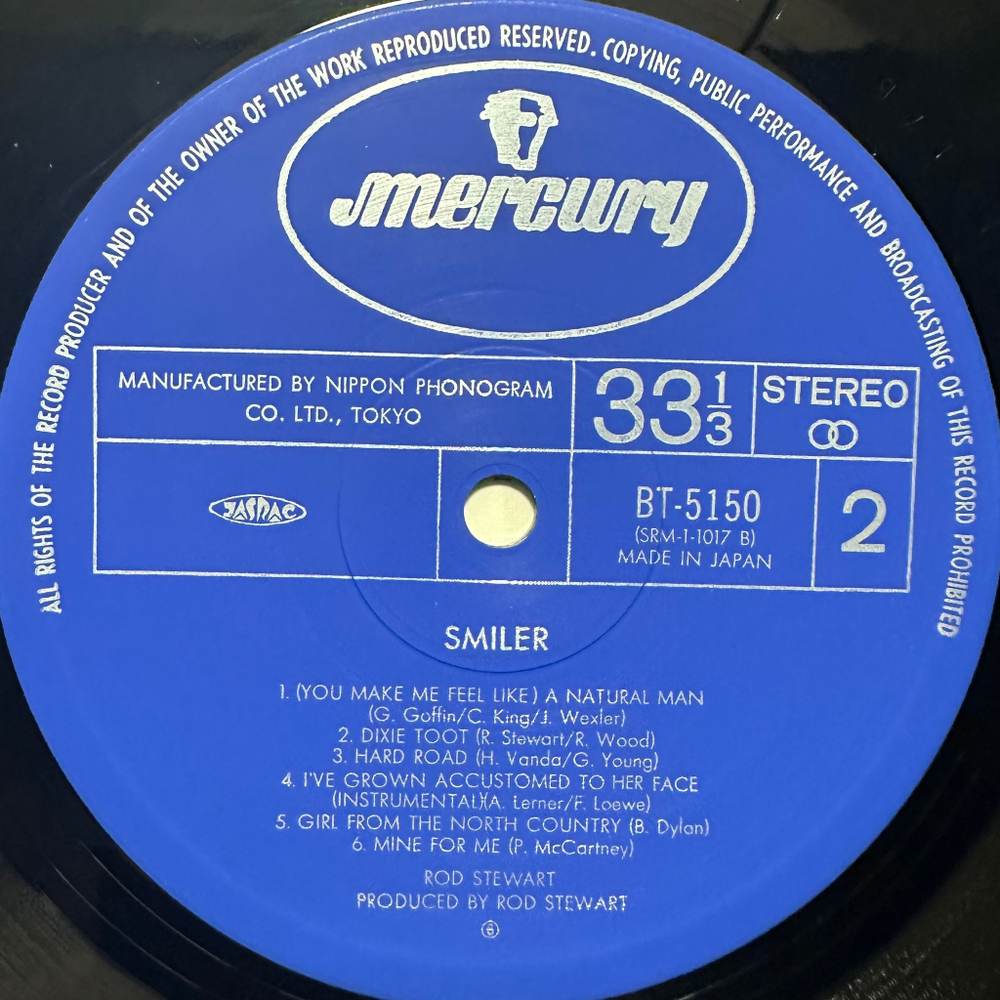Rod Stewart - Smiler (Япония 1978г.)