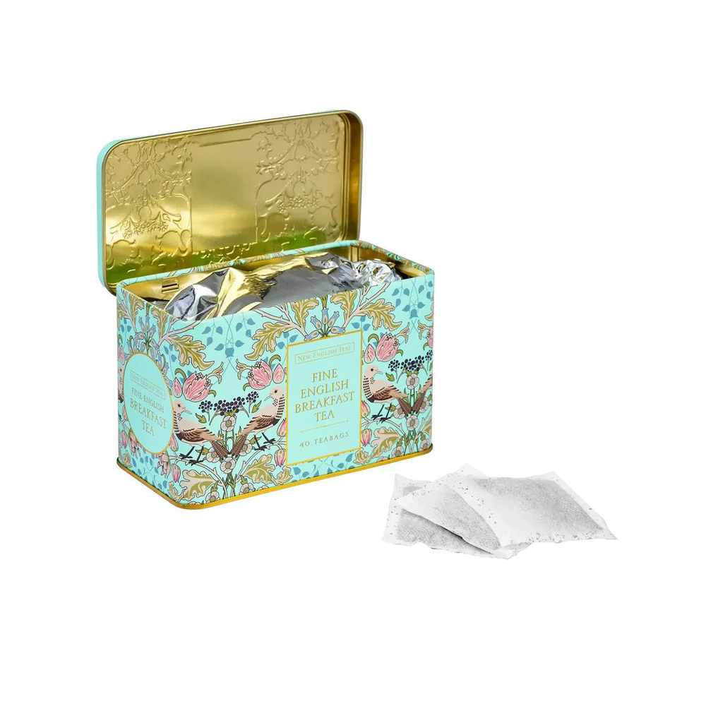 New English Teas Набор чая в пакетиках Song Thrush Classic Tea Tin Set, 3шт