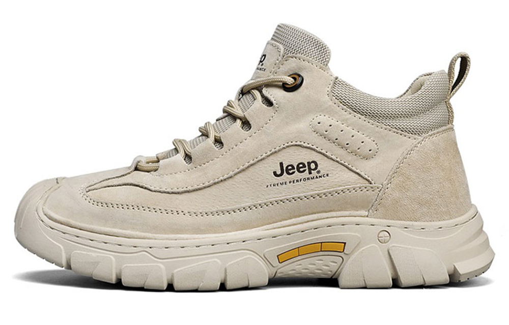 Jeep Work Boots Men"s High top Sand