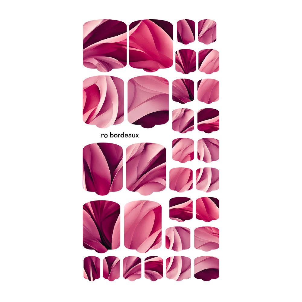 Плёнки для педикюра by provocative nails bordeaux