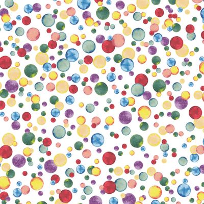 Цветной горошек. Конфетти. Polka Dot. Акварель.
