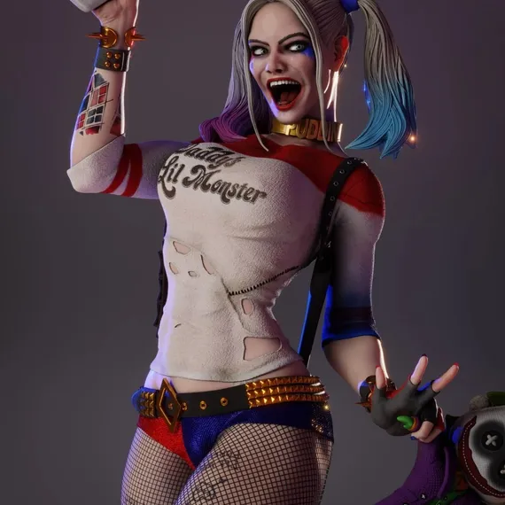 Harley Quinn casino lights - DC Comics