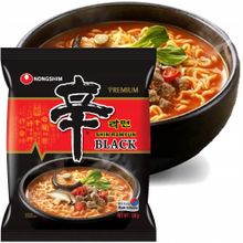 Лапша Nongshim Shin Ramyun Black Говядина и грибы 130 г 2 шт