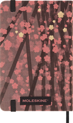 Блокнот Moleskine LE SAKURA (LESU06MM710) 9x14 см, 176 стр. в линейку, темно-розовый