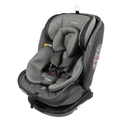 Автокресло Indigo AERO ST-3 0+1+2+3 (0-36 кг) серый