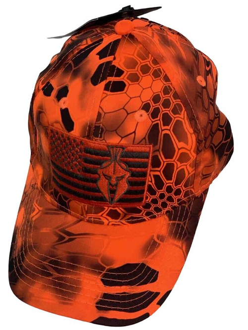 Бейсболка Kryptek Inferno оранжевого цвета