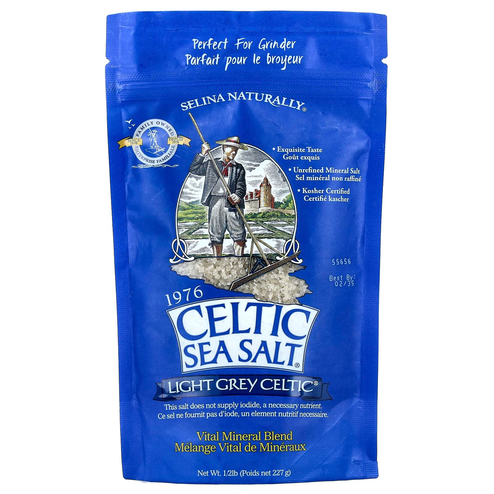 Celtic Sea Salt, Light Gray Celtic®, смесь Vital Mineral, 227 г (1/2 фунта)