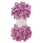 Пряжа Alize (Ализе) Puffy / уп.5 мот. по 100 г, 9м, 028 роза А