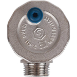 Воздухоотводчик автоматический угловой STOUT - 1/2" (НР, PN10, Tmax 110°C, воздухоотвод сверху)