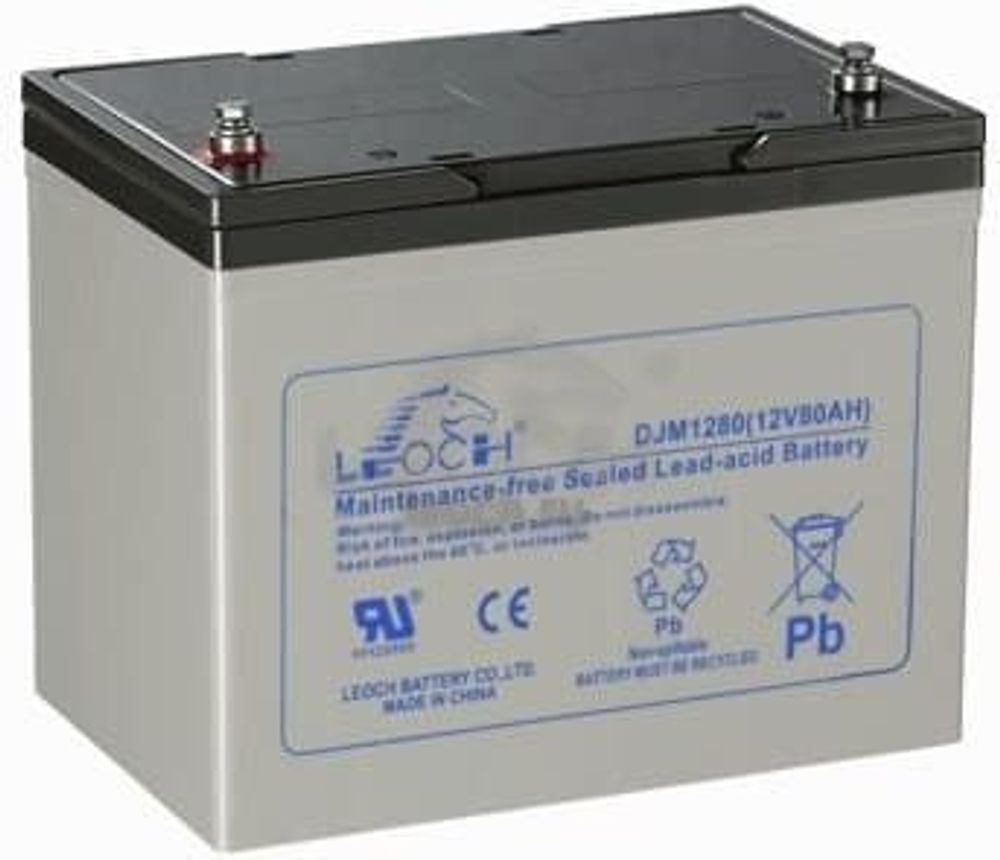 Аккумулятор ЭКО 12-80 ( 80Ач / 12В ) AGM