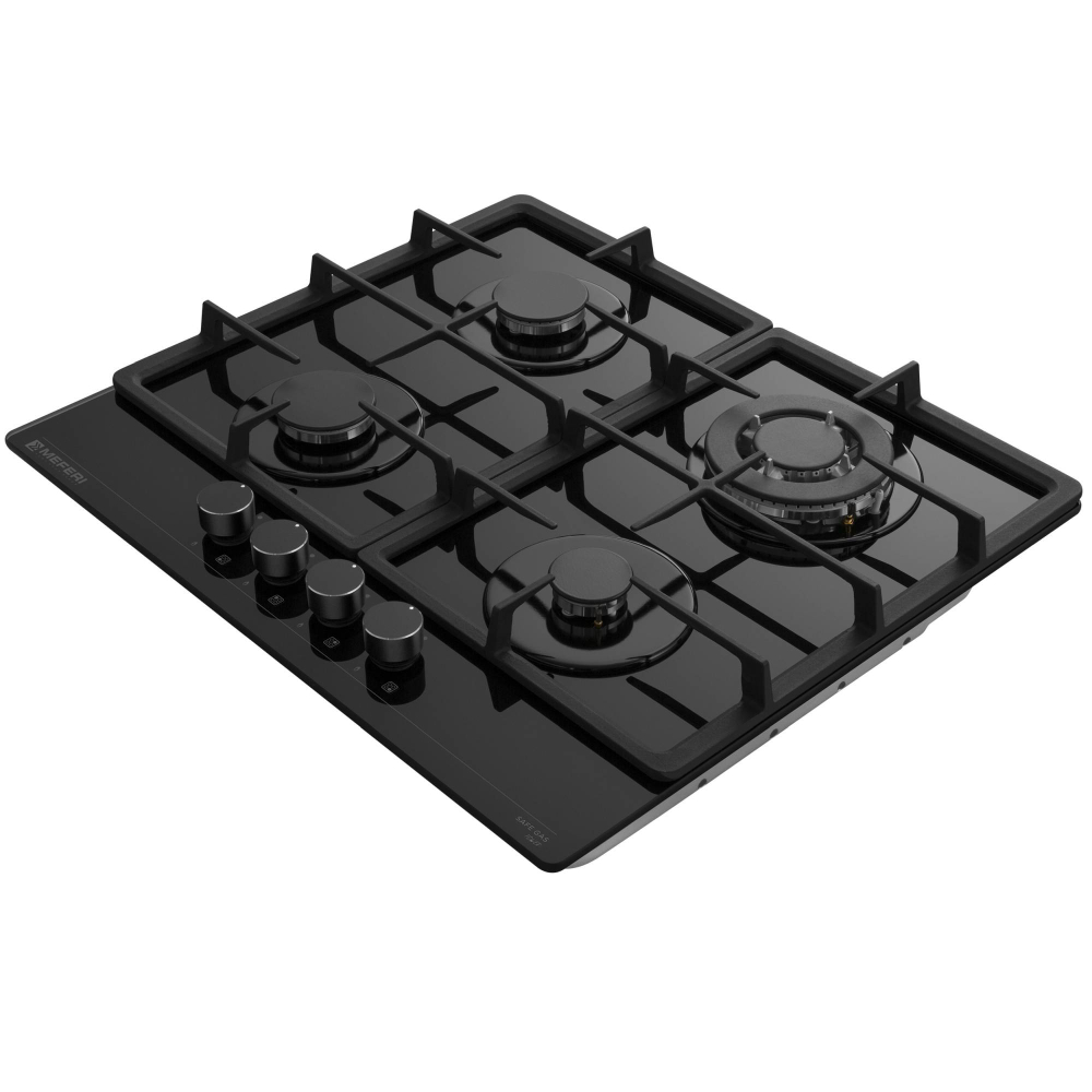 Газовая варочная панель Meferi MGH604BK GLASS POWER фото 9