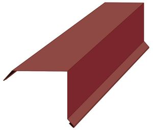 Планка торцевая (фронтонная)  95х120мм., полиэстер матовый