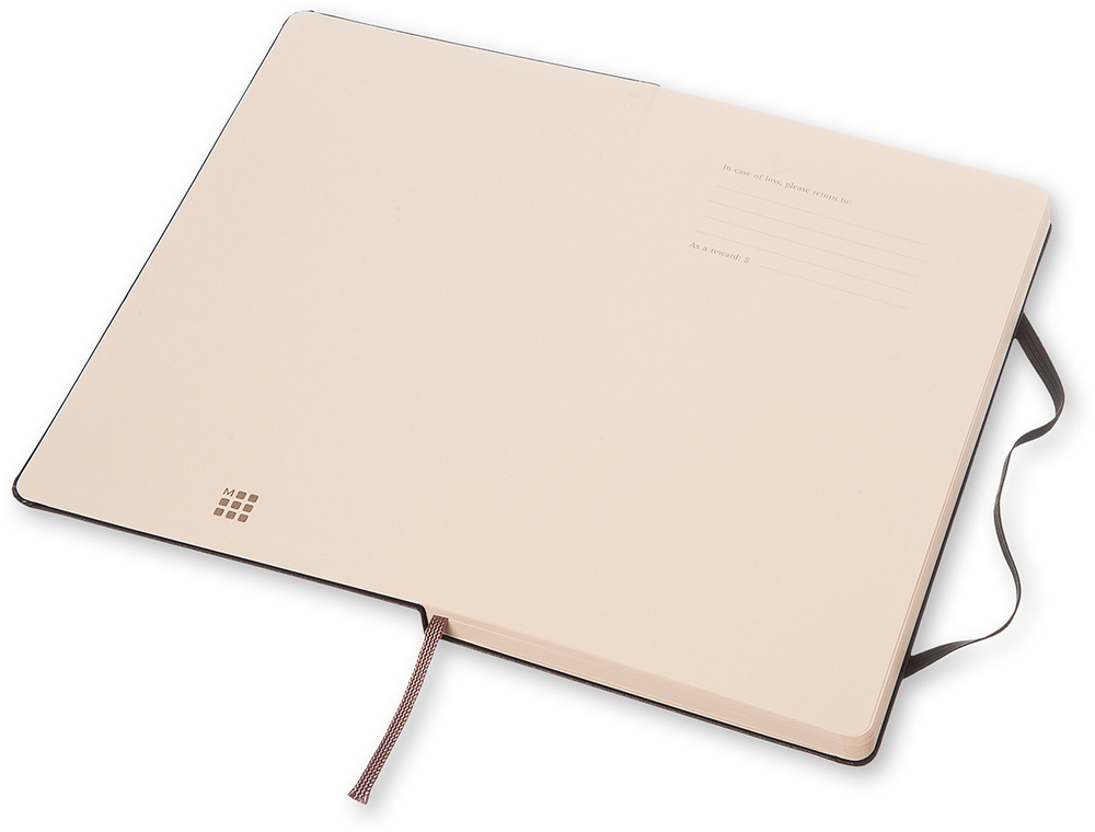 Блокнот Moleskine Classic (QP066) Large 130х210мм 240стр. пунктир твердая обложка черный