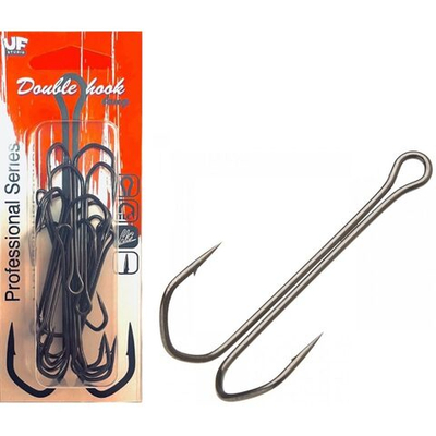 Крючки-двойники UF Studio DOUBLE HOOK LONG №2 (1шт.)