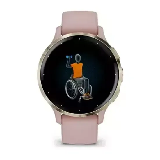 Смарт-часы Garmin VENU 3S dust rose case and silicone band 010-02785-03