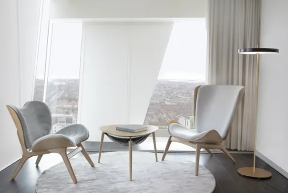 Напольный светильник Umage Asteria Floor, Ø43х151 см, антрацит