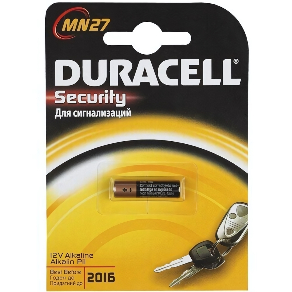 Элемент питания Duracell A27 BL/1