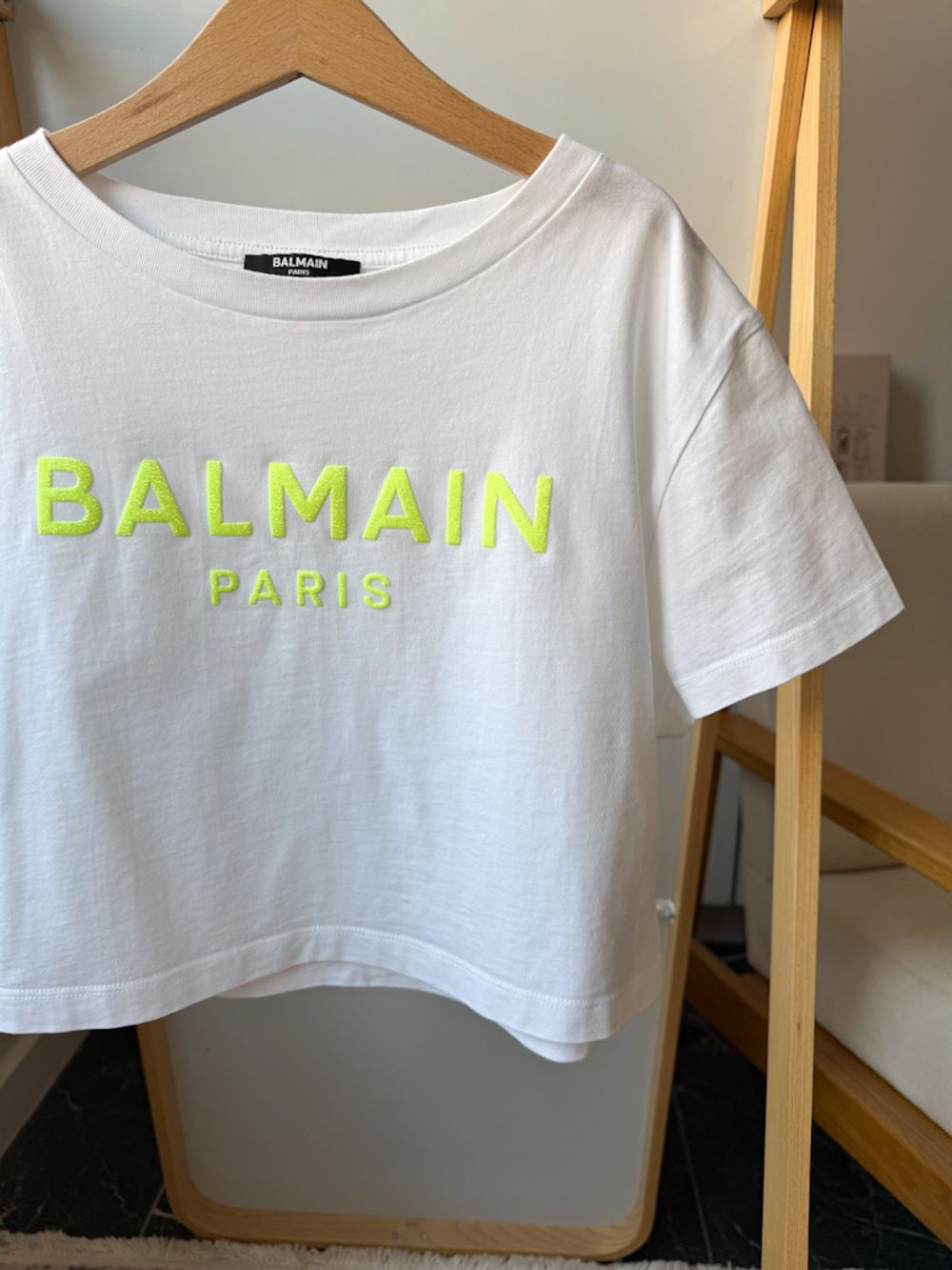 Хлопковая футболка Balmain, 158