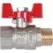 Кран шаровый ROMMER Н-В 1/2" бабочка стандартнопроходной 39789
