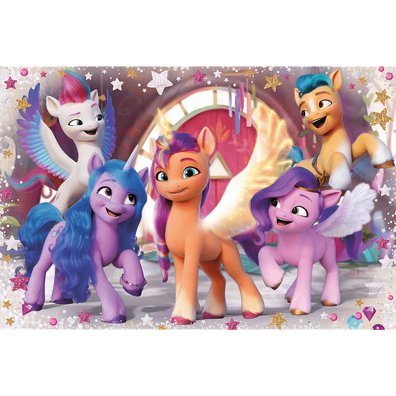 Puzzles - "24 Maxi" - A happy day of Ponies / Hasbro, My Little Pony
