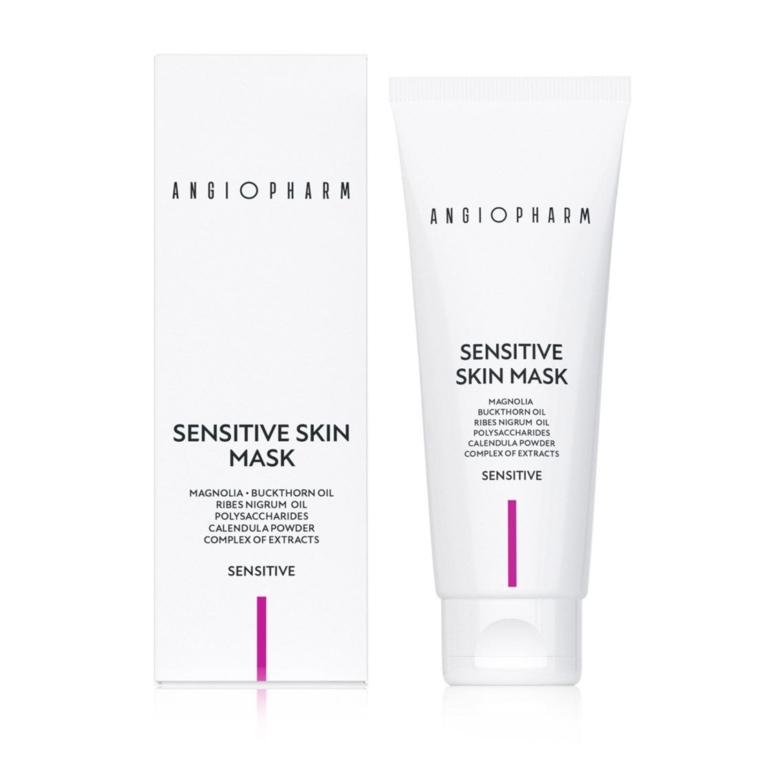 Восстанавливающая маска для чувствительной кожи ANGIOPHARM Sensitive Skin Mask 75мл