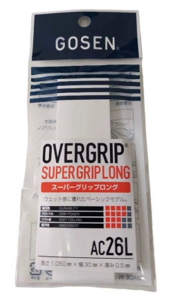 Теннисные намотки Gosen Super Overgrip Long 1P