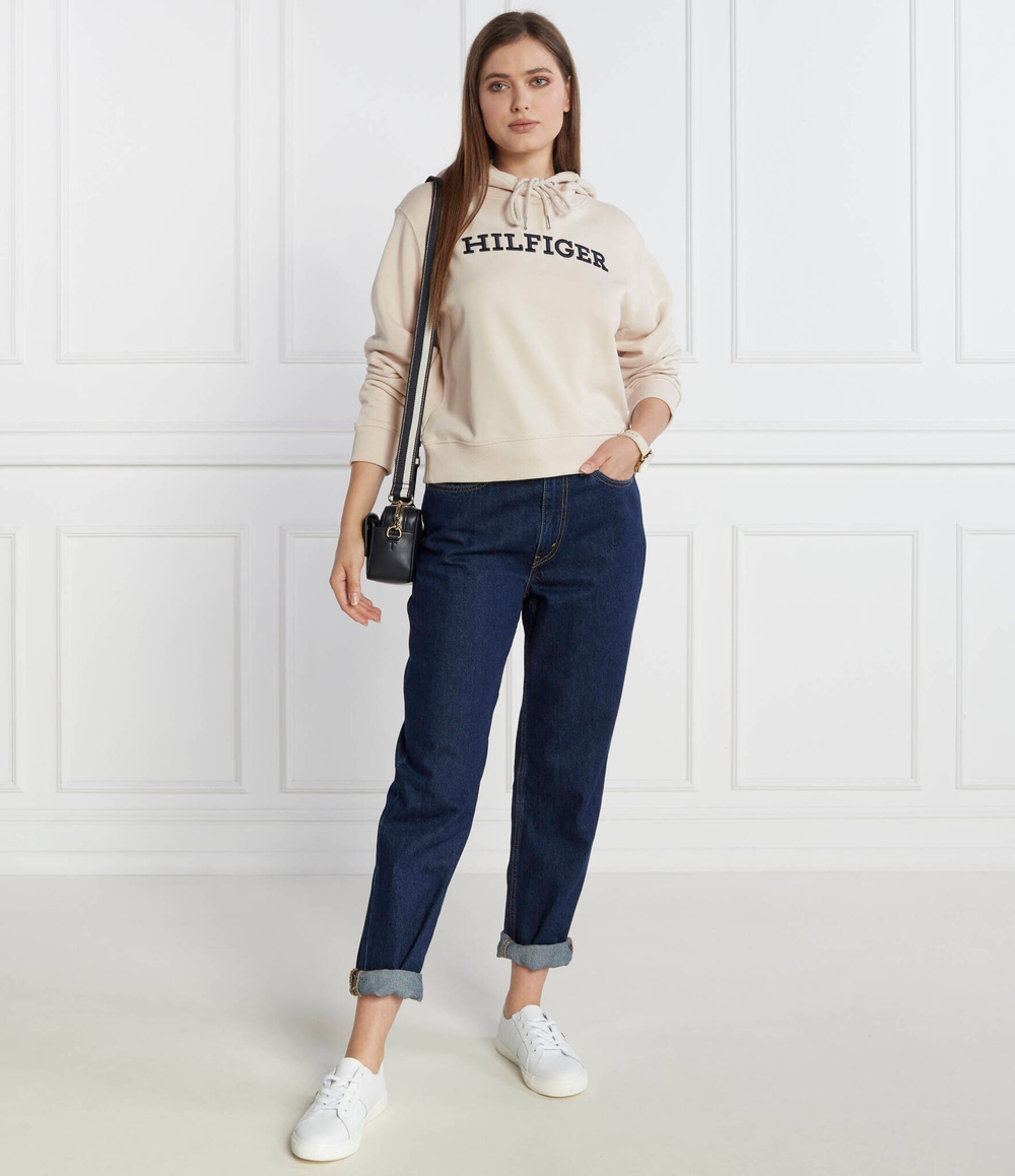 Худи REG MONOTYPE EMB HOODIE Tommy Hilfiger - бежевый(WW0WW40296)