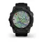 Умные часы Garmin Fenix 7X Sapphire Solar Титановый черный DLC с силиконовым ремешком 010-02541-23