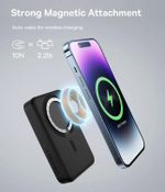 Внешний аккумулятор с магнитом повербанк PowerBan 10000mAh 30W черный Magnetik Mini BASEUS РРСХМ1030
