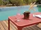 Журнальный столик Net Table 100х40 см коралловый