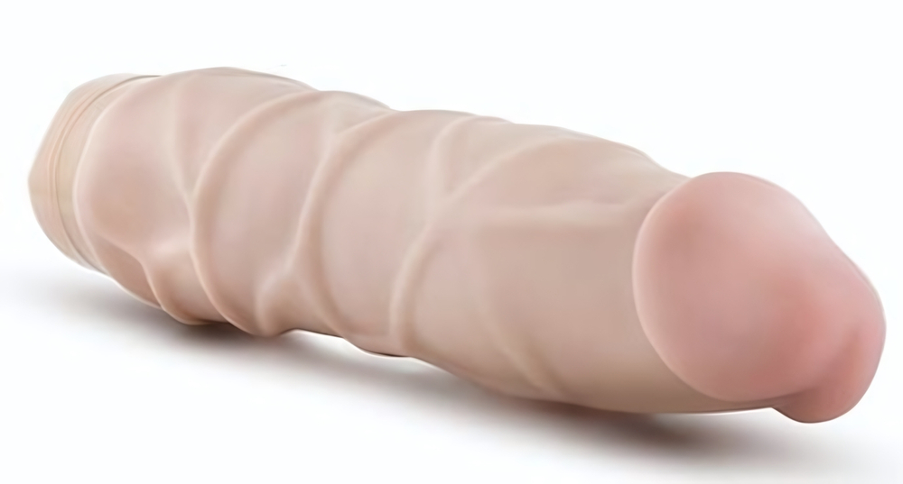Телесный вибратор Cock Vibe 1 - 22,8 см. (Цвет: телесный)