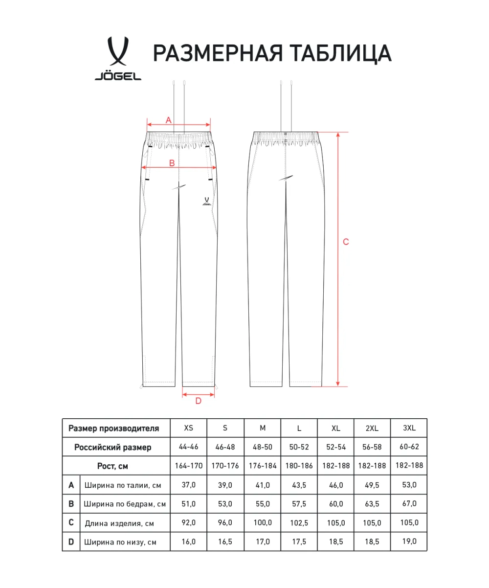 Брюки парадные JÖGEL PREMIER PerFormDRY Woven Pants, черный