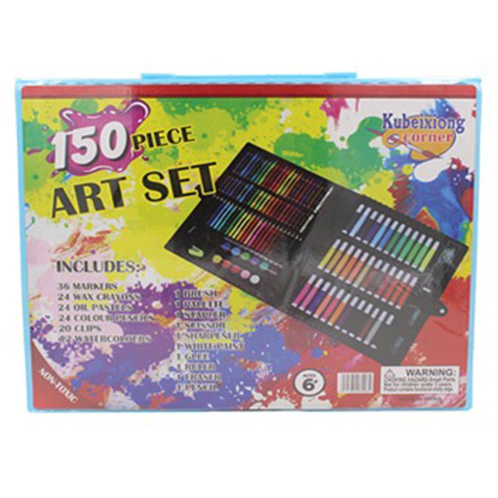 Набор для детского творчества Artists Corner 150 предметов, 2 цвета портфеля ассорти