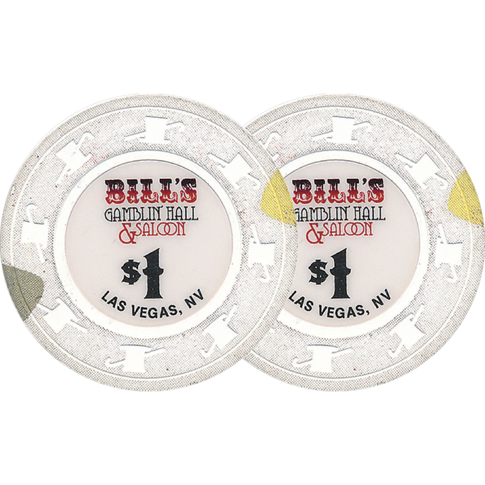 Bill's Gamblin' Hall & Saloon Casino $1 Chip