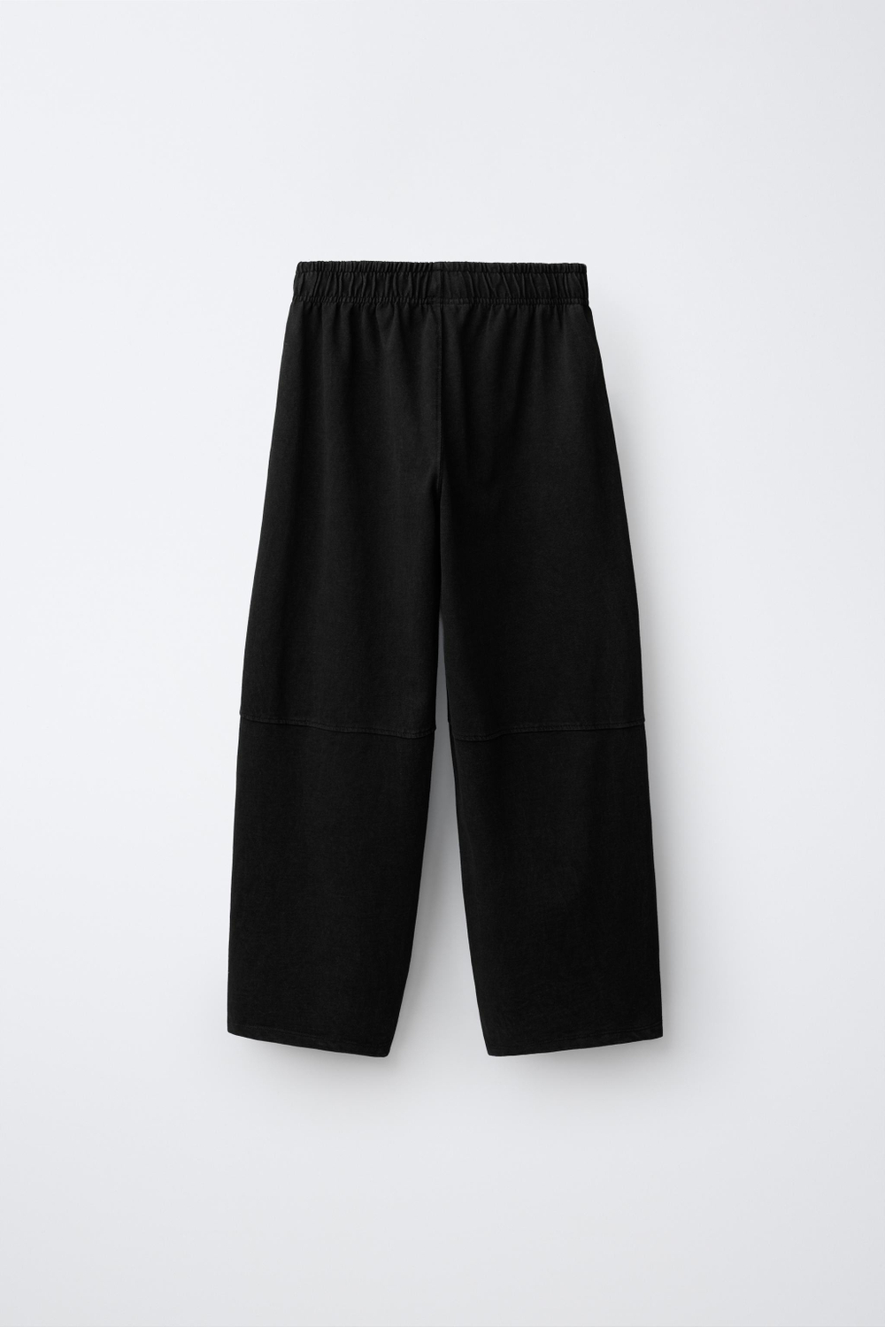 ZARA КОМПЛЕКТ ИЗ ФУТБОЛКИ И БРЮКОВ-БАЛЛОНОВ, ЧЕРНЫЙ