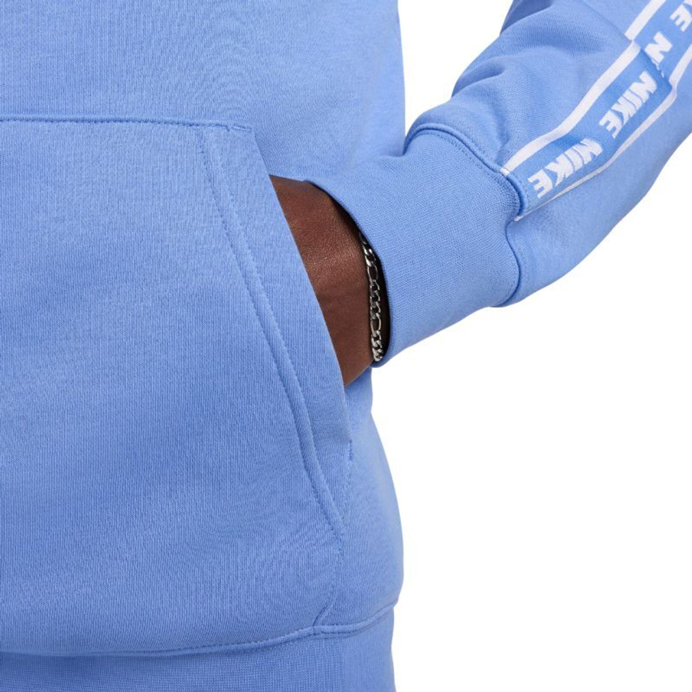 Мужской теннисный костюм Nike Club Fleece Casual Hoodie Track - небесный